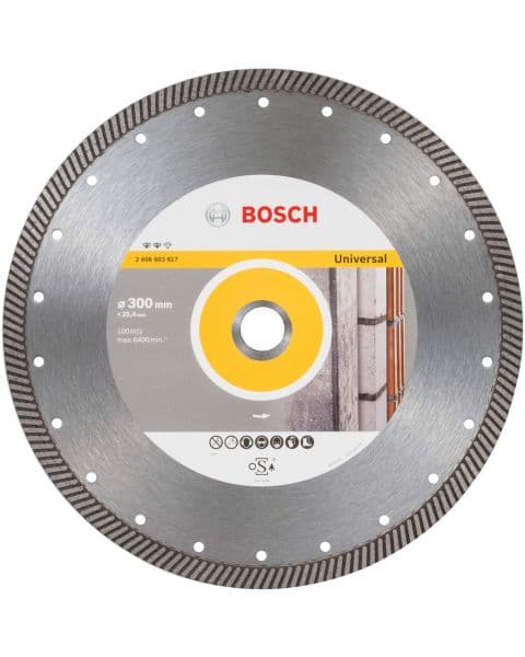 Bosch dijamantska rezna ploča Expert for Universal Turbo 300 x 25,40 x 2,2 x 12 mm - 2608603817