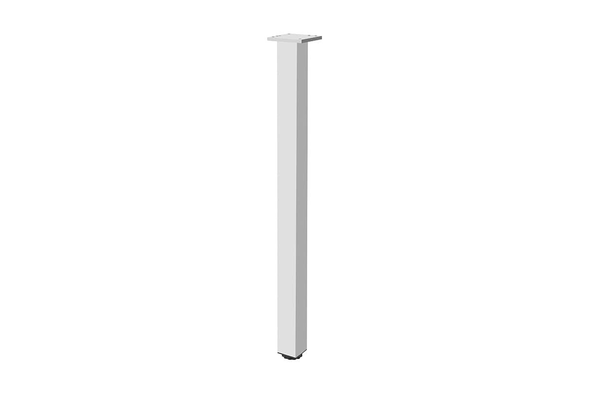 GTV Kvadratna aluminijumska Noga za sto sa podesivom stopom, 60x820, NM-60R820-05