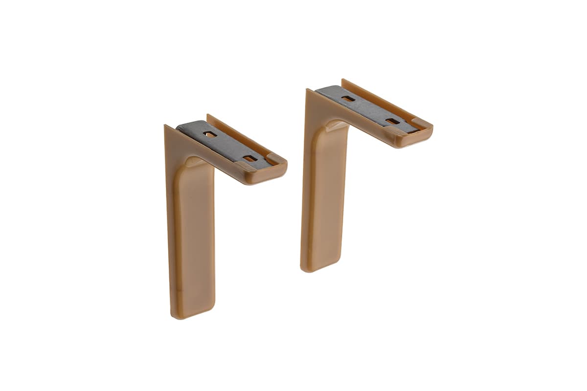 GTV Nosač za police 24cm bela, WB-WS-24-010