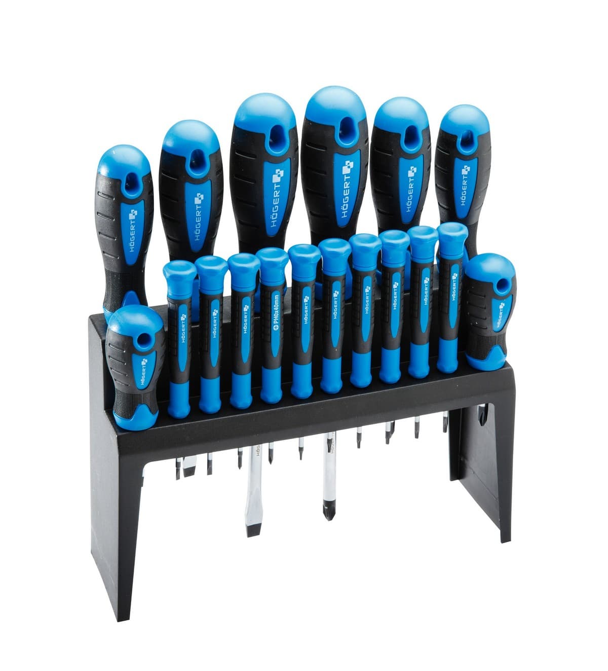 Hogert HT1S098 set 18 odvijača, s2 čelik