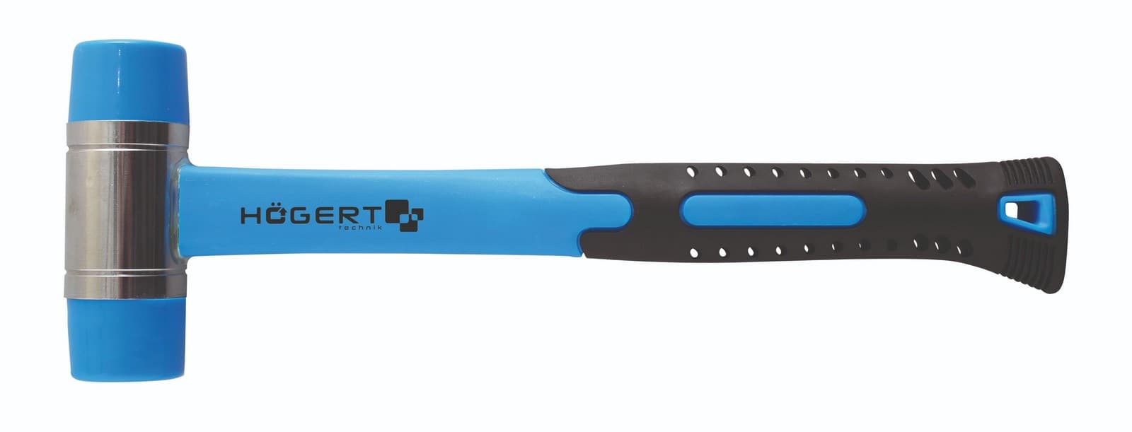 Hogert HT3B048 čekić plastični, sa mekanom glavom, 35 mm, fiberglas drška