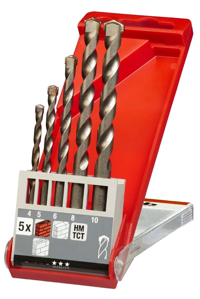  KWB 49038500 HM-TCT set burgija 4-10 5/1 | za kamen, ISO 5468, 4/5/6/8/10