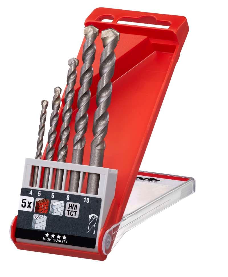  KWB 49039500 Set burgija za kamen 4-10 5/1 | ISO 5468, 4/5/6/8/10