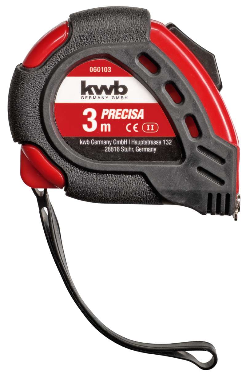  KWB 49060103 Precisa metar 3m x 16mm čelik | magnetni vrh, s gumenim umecima