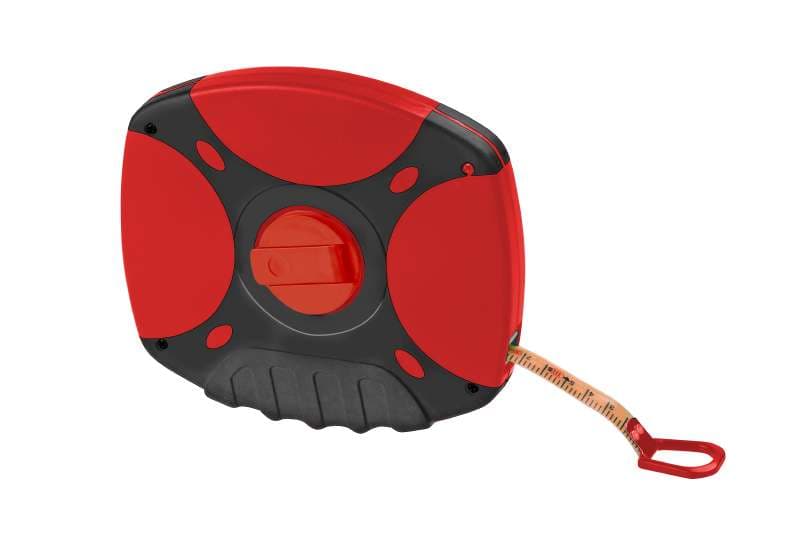  KWB 49063230 Merna traka 30m  | dvostrana, sa ručicom za namotavanje