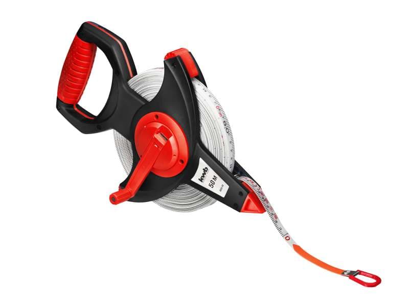  KWB 49063550 Merna traka 50m, sa ručkom | dvostrana, sa ručicom za namotavanje