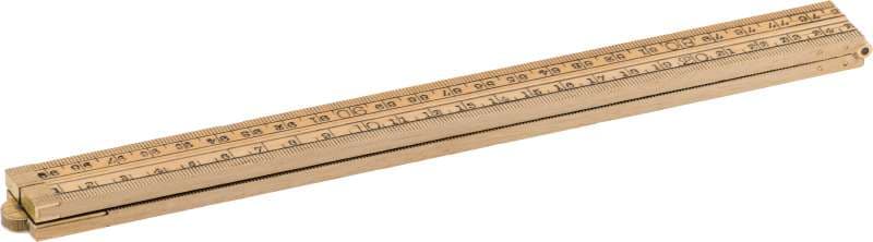  KWB 49093100 drveni preklopni metar 1 m, 4 komada