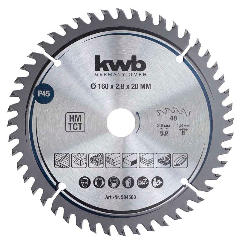  KWB 49584568 list kružne testere za drvo 160 x 20 mm, 48T