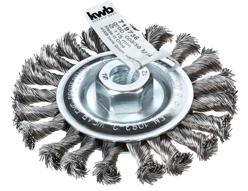  KWB 49719736 Ravna četka pletena Ø115 M14 | Aggresso-Flex, HSS žica  0.5