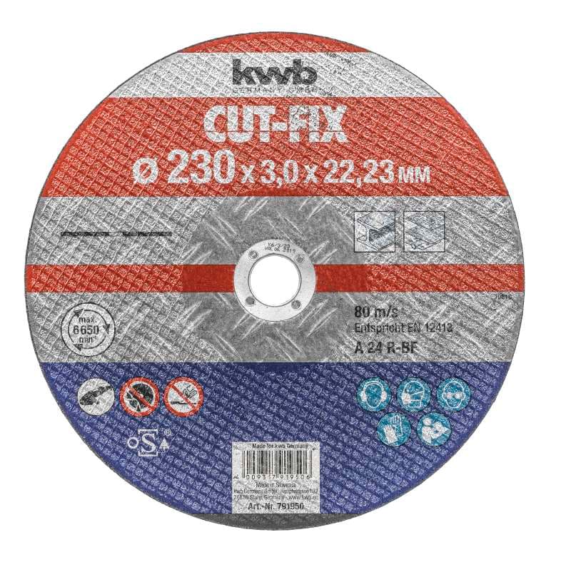  KWB 49791950 Rezna ploča za metal 230x3x22 | Cut-Fix