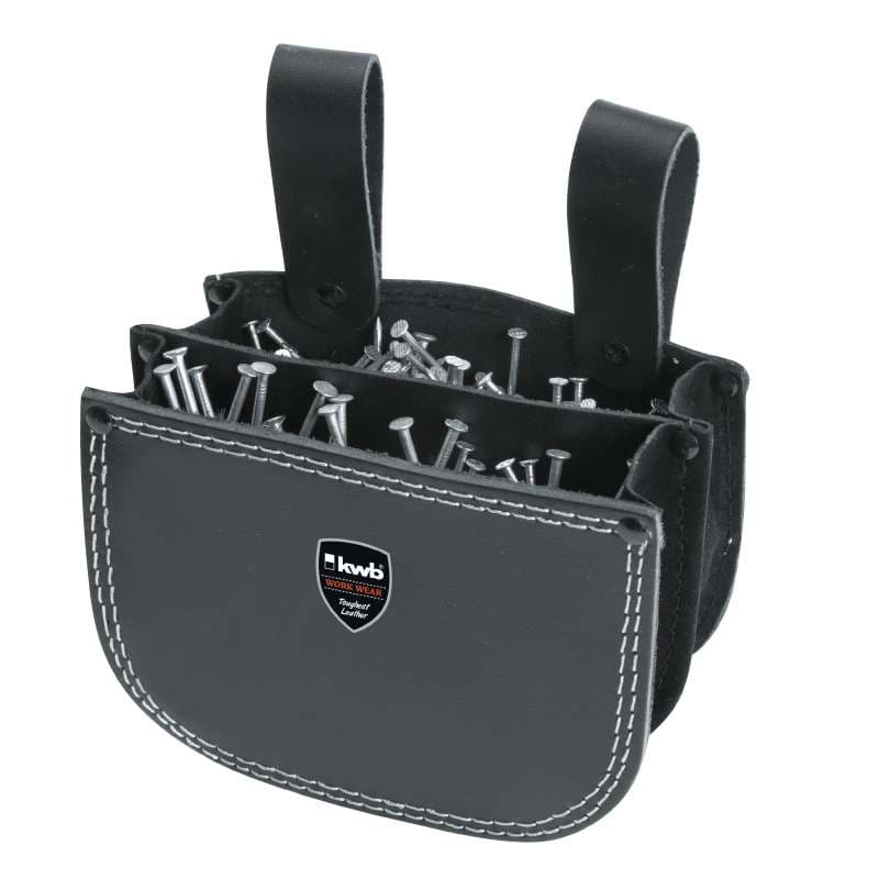  KWB 49906420 kožna torba za eksere sa 2 pregrade, 150 x 120 mm