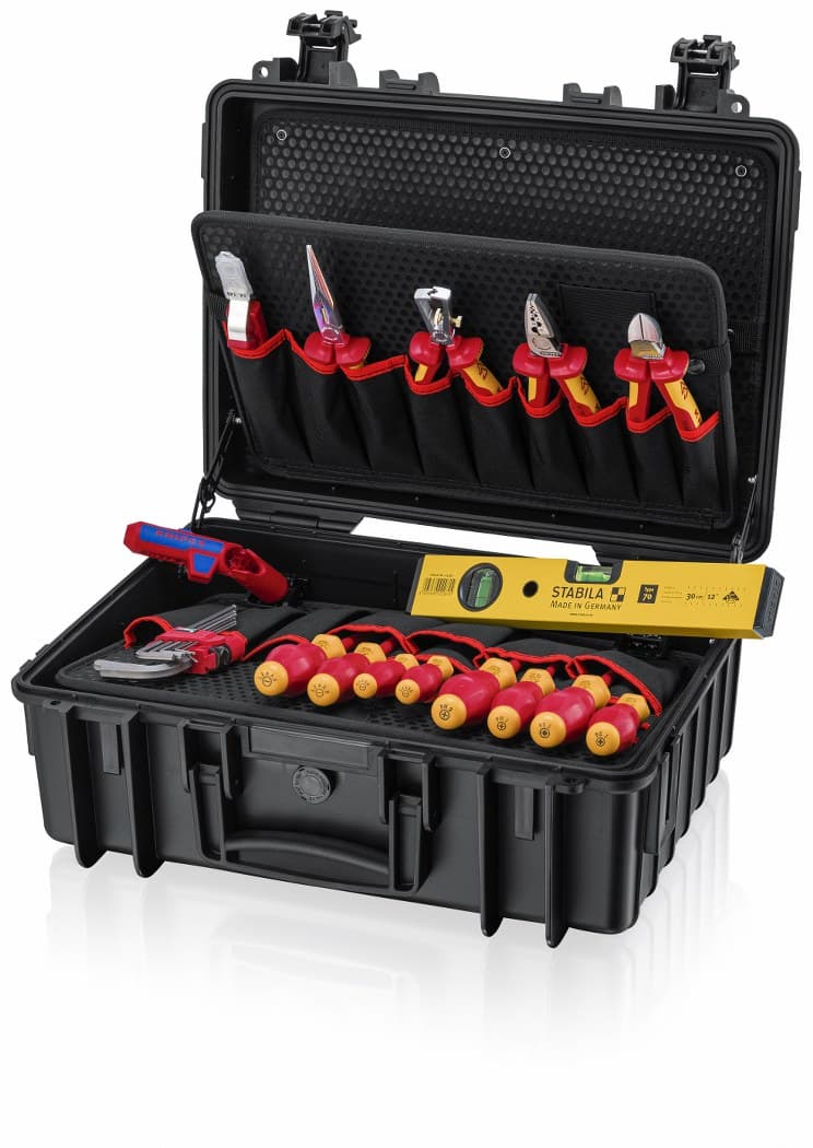 Knipex 00 21 34 HL S2 Kofer za alat Robust23 Start za elektroinstalacije 24-delni 