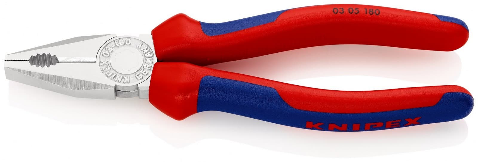 Knipex 03 05 180 SB kombinovana klešta hromirana 180 mm 