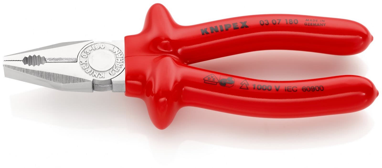 Knipex kombinovana klešta izolovana 180mm 03 07 180