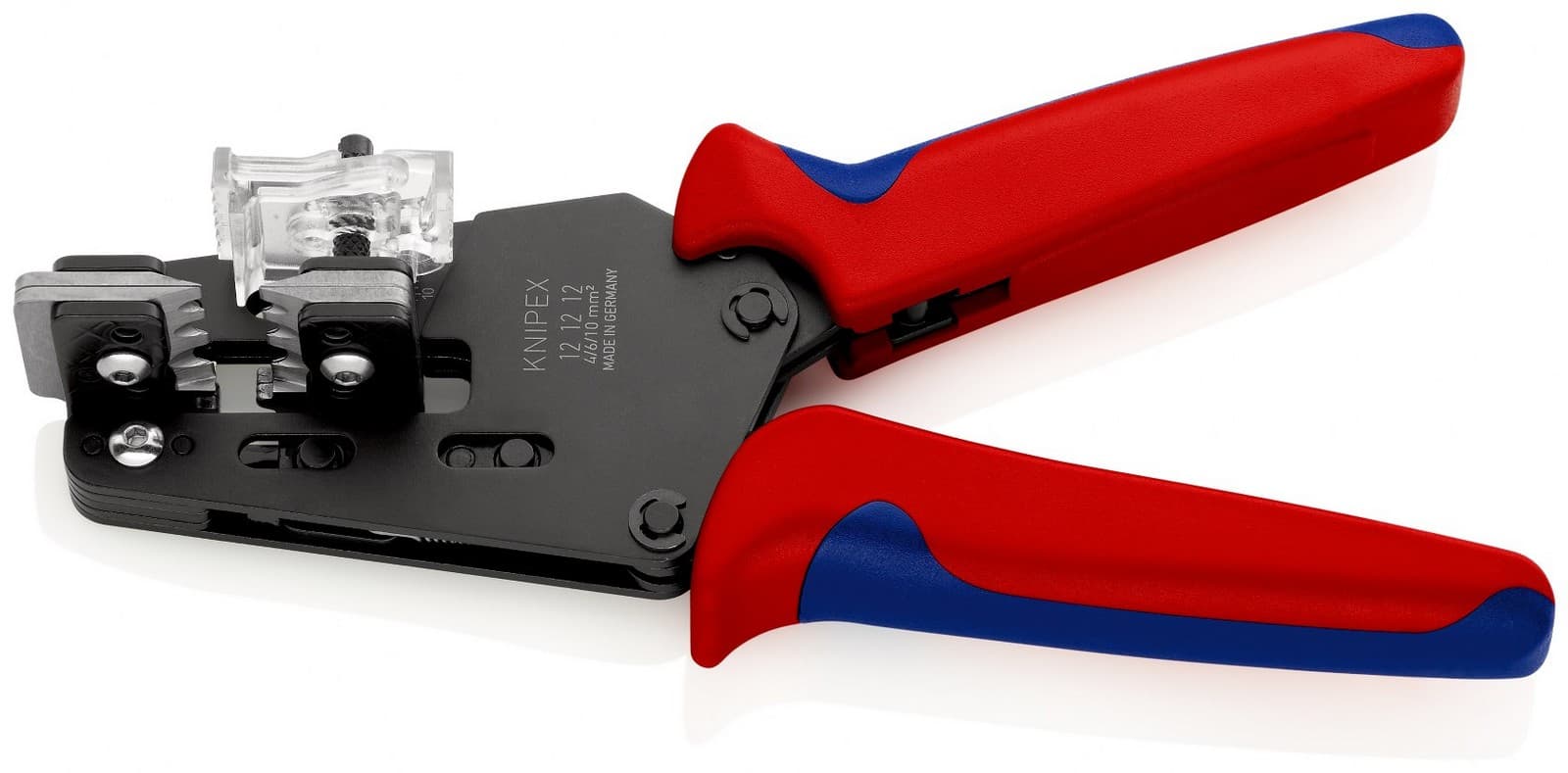 Knipex precizni skidač izolacije s profilnim noževima za solarne kablove 4.0-10.0mm² 12 12 12