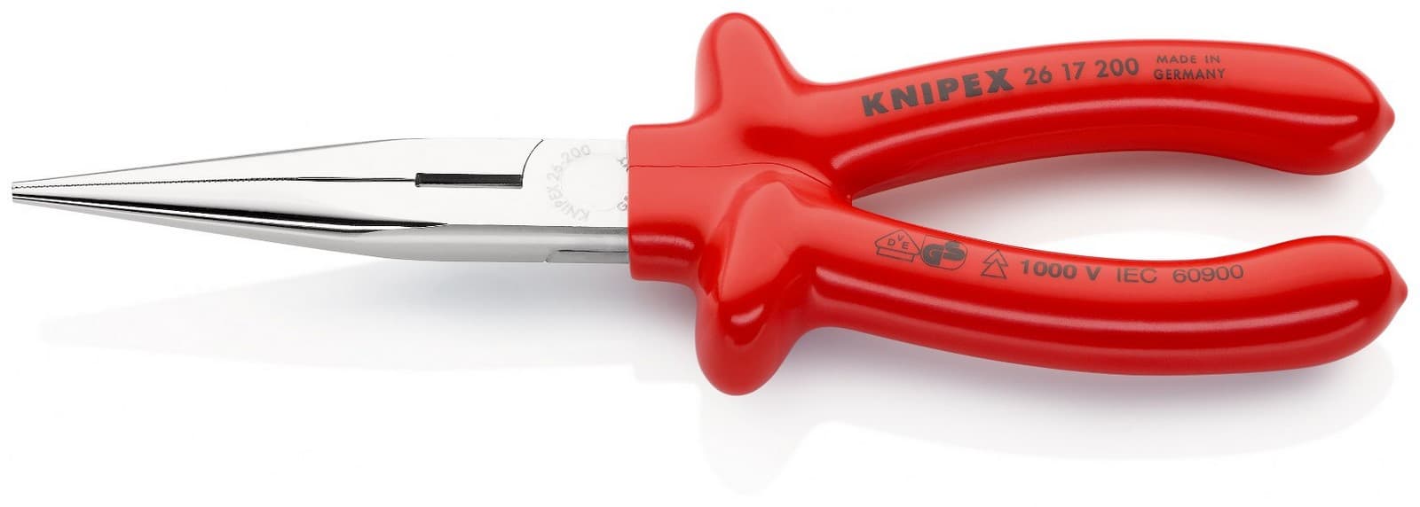 Knipex klešta špic prava izolovana 200mm 26 17 200