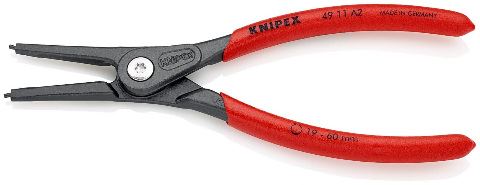 Knipex precizna klešta za spoljašnje sigurnosne prstenove 180mm 49 11 A2