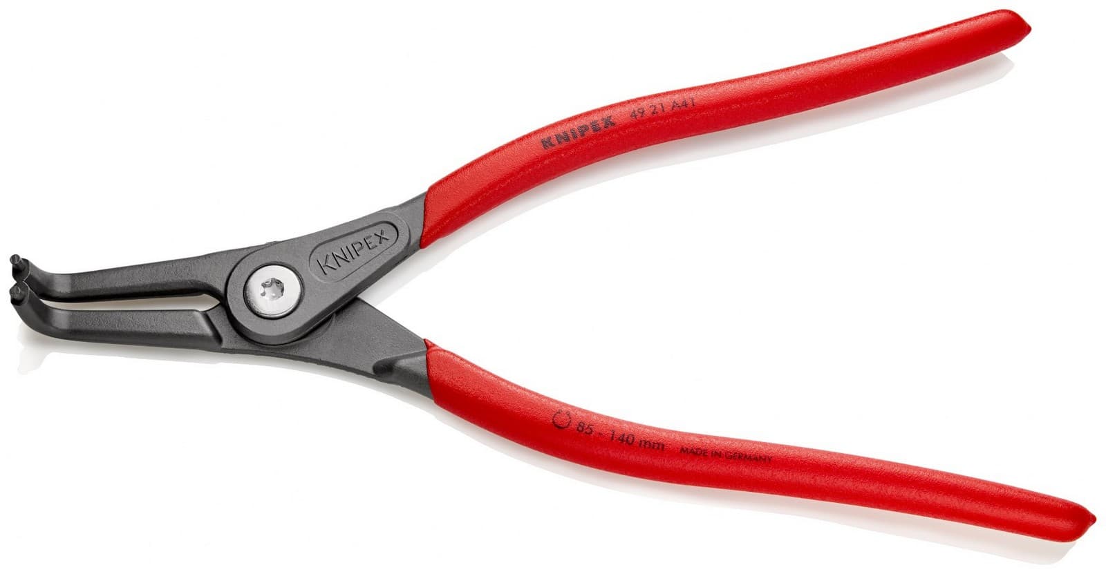 Knipex precizna klešta za spoljašnje sigurnosne prstenove kriva 305mm 49 21 A41