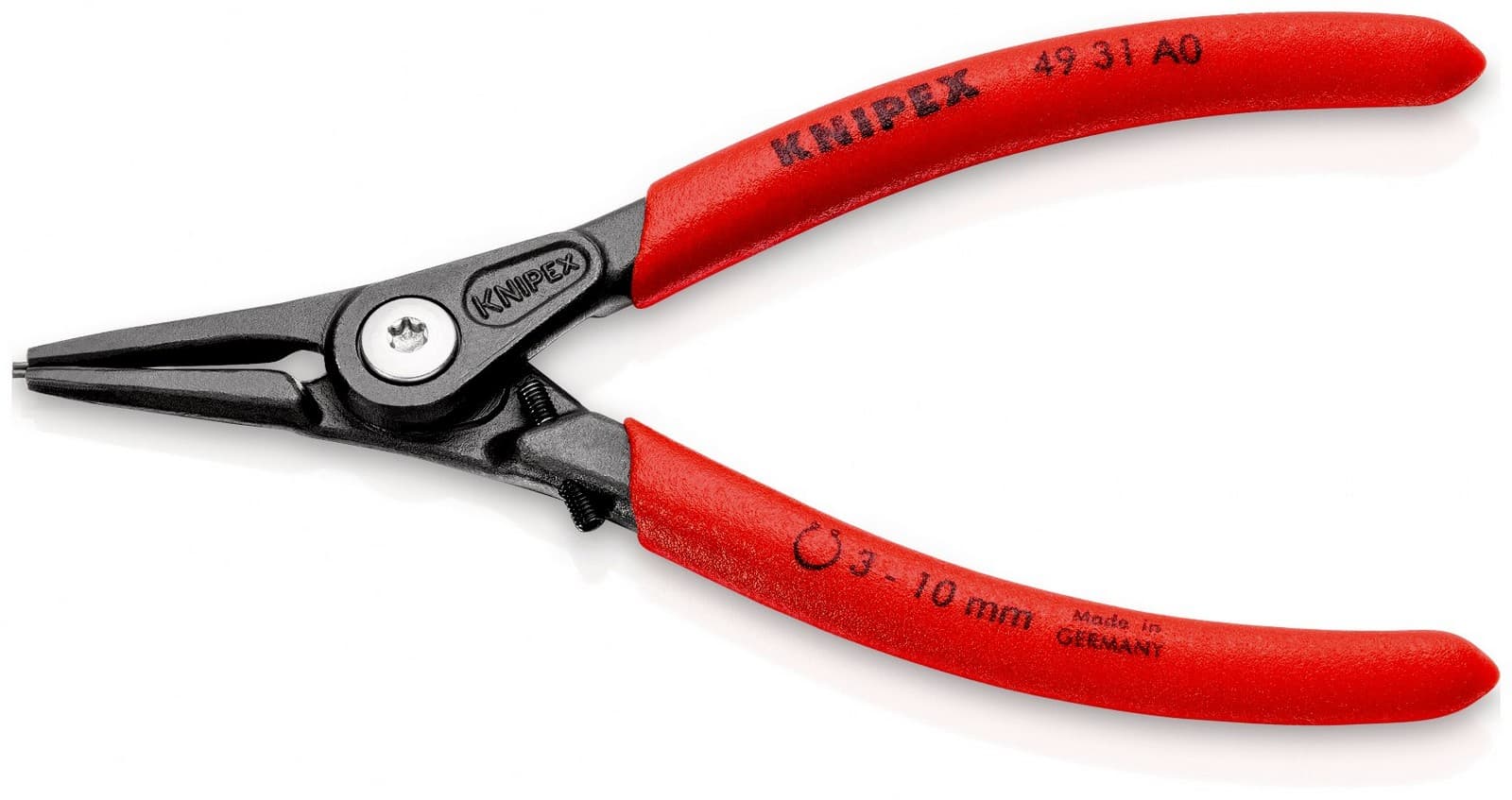 Knipex precizna klešta za spoljašnje sigurnosne prstenove sa graničnikom 140mm 49 31 A0
