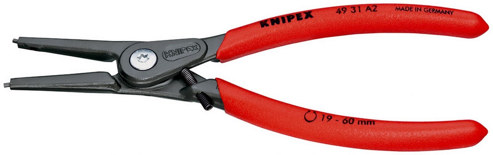 Knipex precizna klešta za spoljašnje sigurnosne prstenove sa graničnikom 180mm 49 31 A2