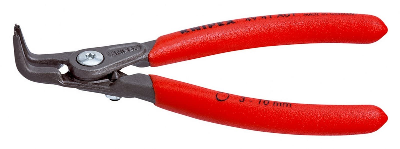 Knipex precizna klešta za spoljašnje sigurnosne prstenove sa graničnikom kriva 130mm 49 41 A01