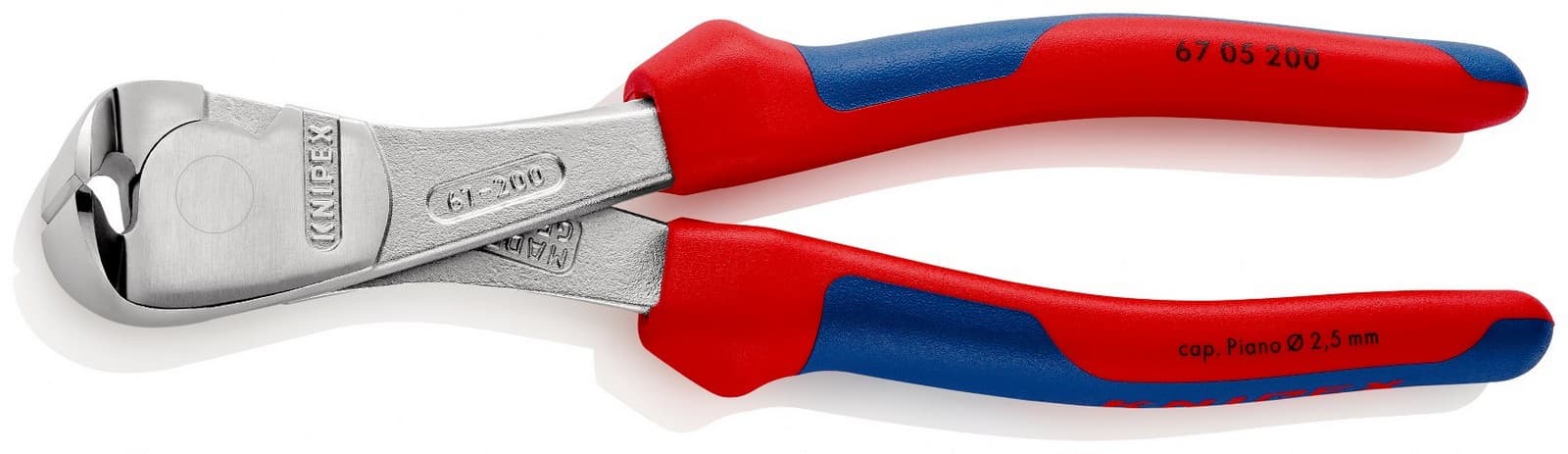 Knipex sečice čeone ojačane 200mm 67 05 200