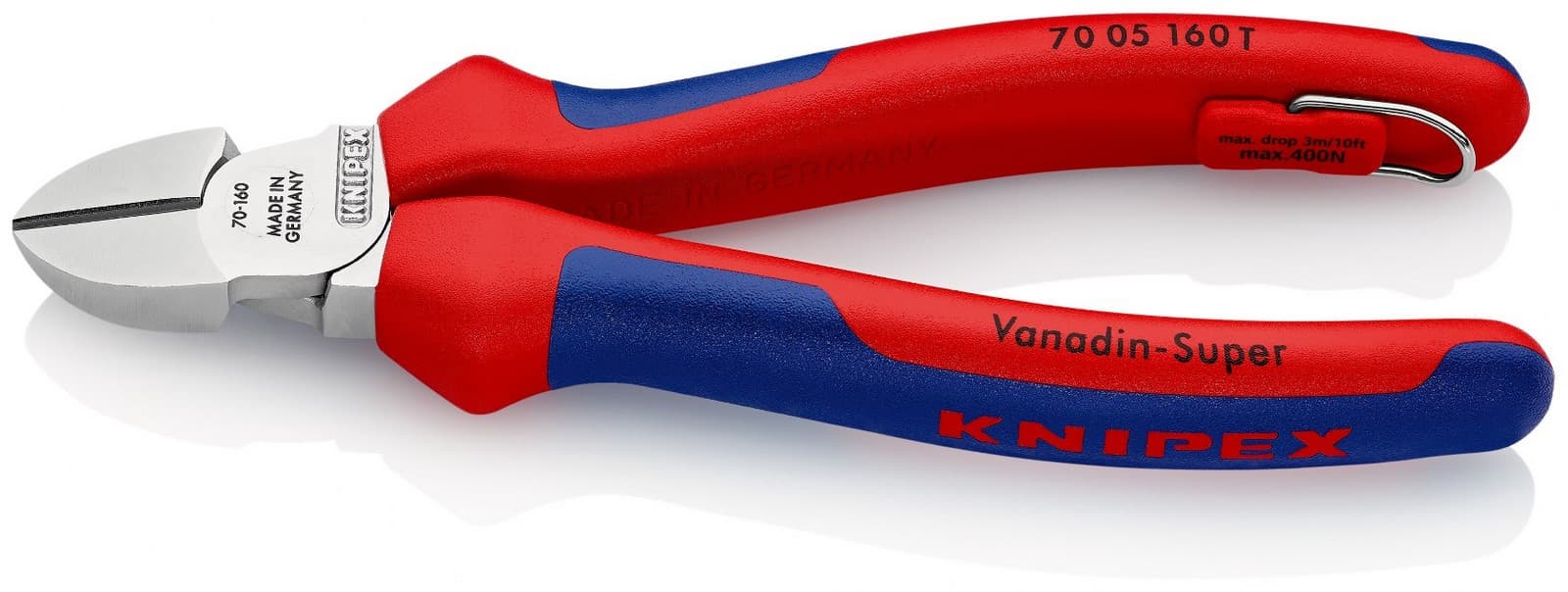 Knipex kose sečice 160mm sa mogućnošću kačenja 70 05 160 T