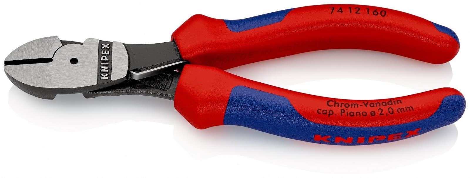 Knipex 74 12 160 SB Bočne sečice ojačane 160 mm 