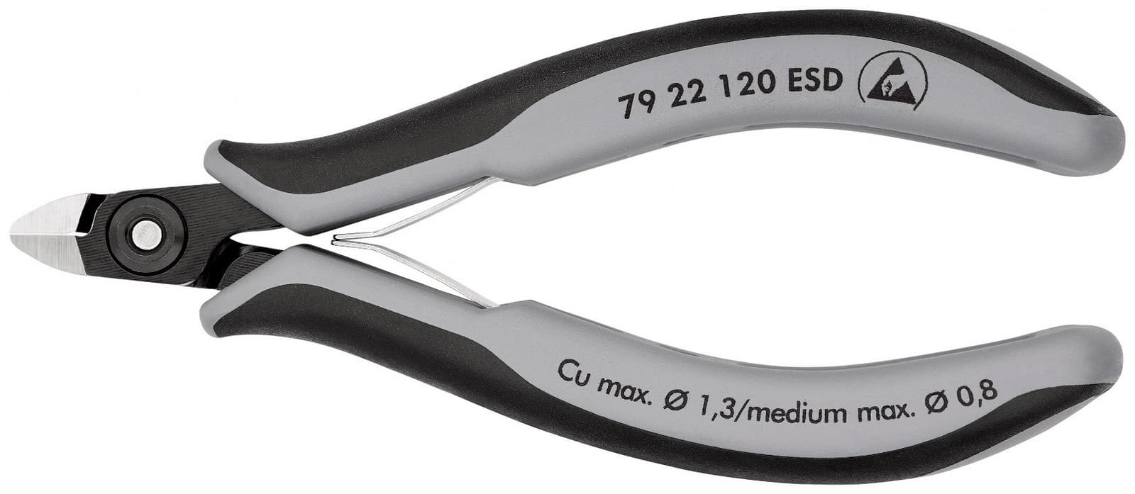 Knipex precizne kose sečice za elektroniku ESD 120mm 79 22 120 ESD