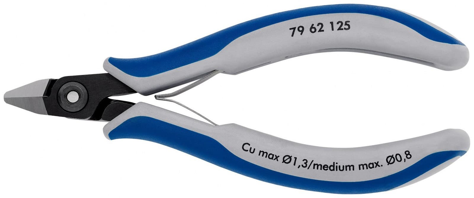 Knipex precizne kose sečice za elektroniku sa stezaljkom 125mm 79 62 125