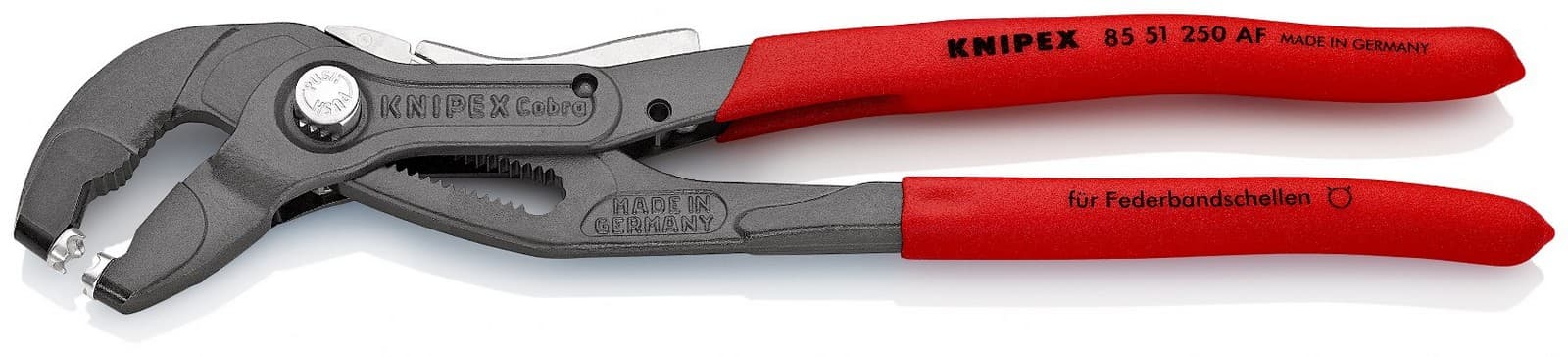 Knipex klešta za opružne šelne sa zaustavljanjem 250mm 85 51 250 AF