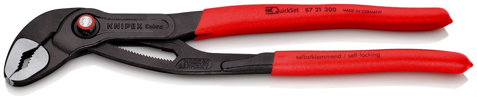 Knipex 87 21 300 SB Cobra® QuickSet cevna klešta 300 mm 