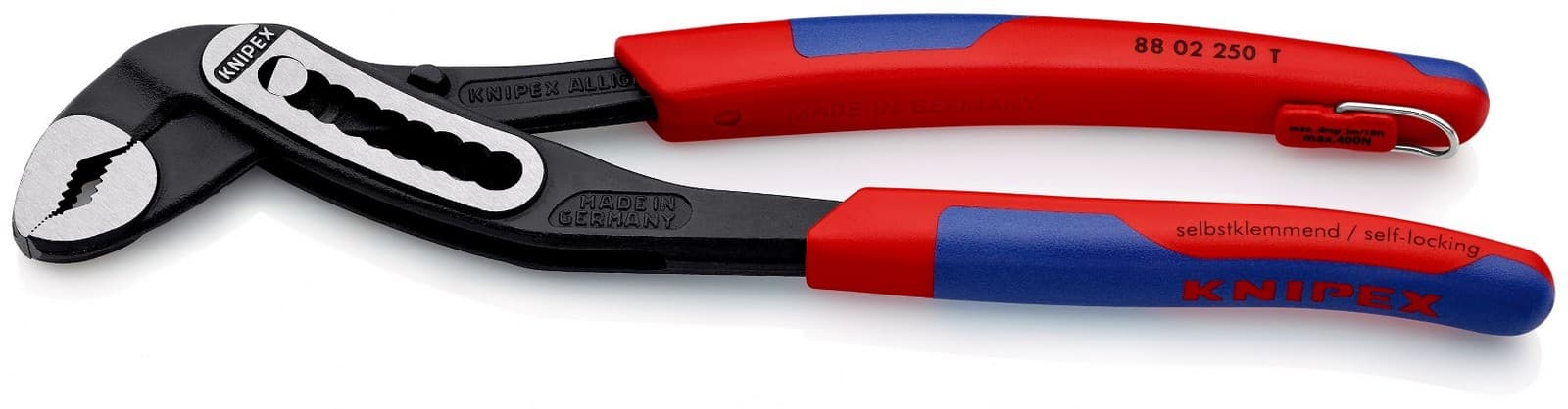 Knipex papagaj klešta Alligator® 250mm sa mogućnošću kačenja 88 02 250 T