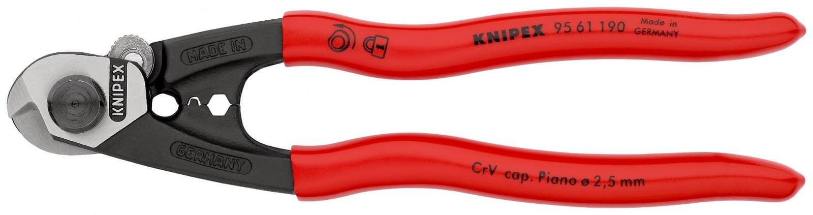 Knipex 95 61 190 klešta za sečenje sajli 190 mm