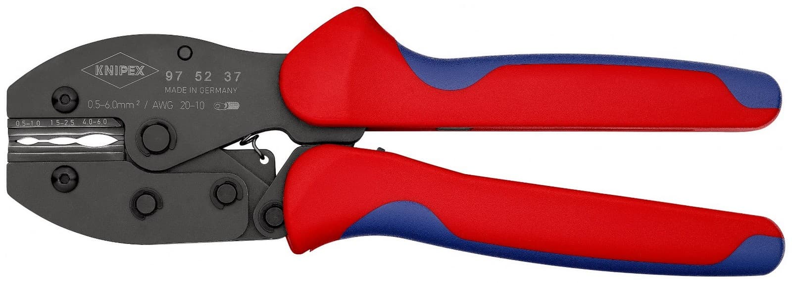 Knipex krimp klešta PreciForce® za termoskupljajuće konektore 0,5-6mm² 97 52 37