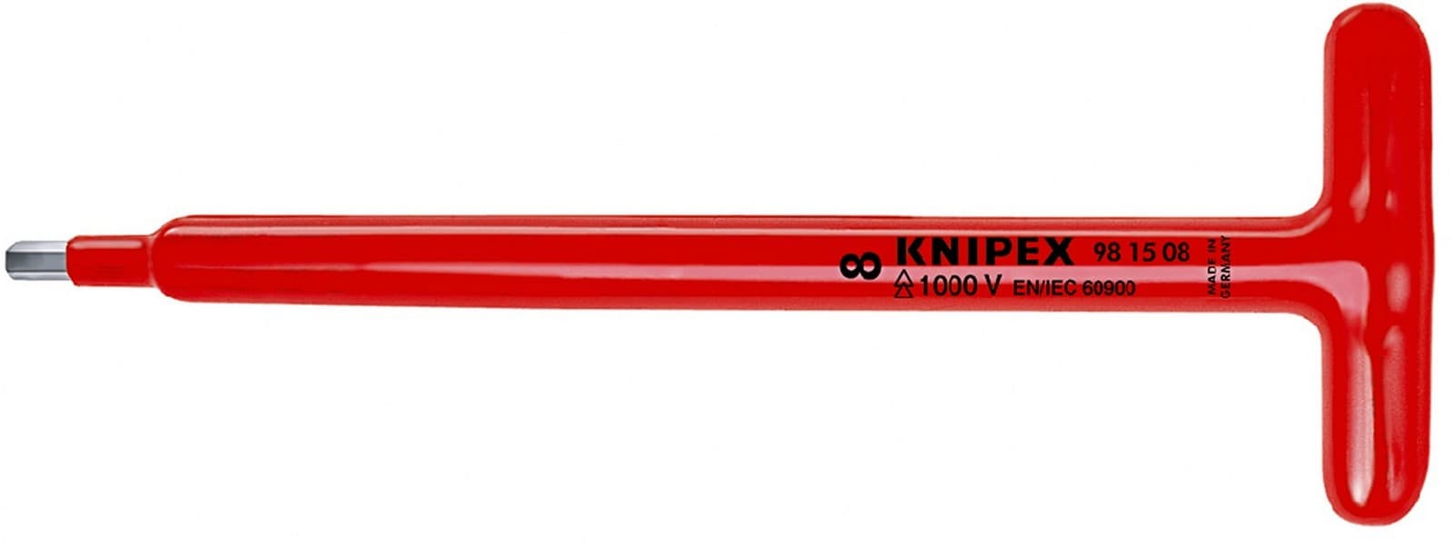 Knipex imbus ključ sa T-drškom produžen izolovan 1000V 8mm 98 15 08