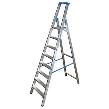 Krause Stabilo stepenaste merdevine plave 8 gazišta 124555