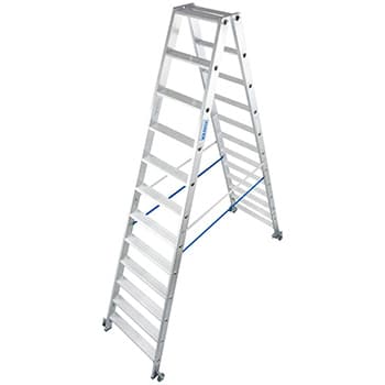 Krause Stabilo kotrljajuće obostrane merdevine 2x12 gazišta 124883