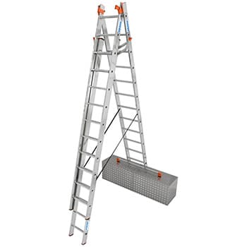 Krause Monto mnogonamenske merdevine Tribilo 3x12 gazišta kontra nastavak 129789