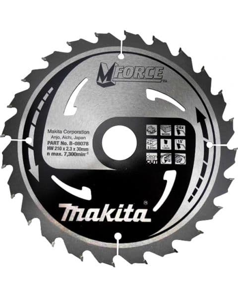 Makita List za testeru od tvrdog metala, MForce, sa 24 zubaca B-08078