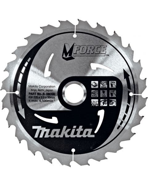 Makita List za testeru od tvrdog metala, MForce, sa 24 zubaca B-08090