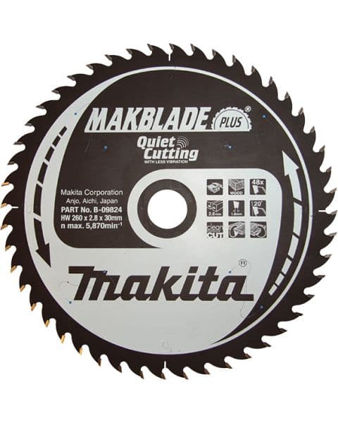 Makita List za testeru od tvrdog metala, MAKBlade Plus, sa 48 zubaca B-09824