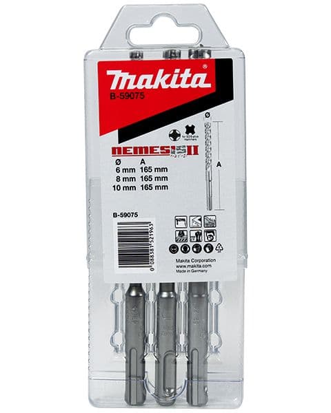Makita Burgija SDS-Plus Nemesis komplet od 3 komada B-59075