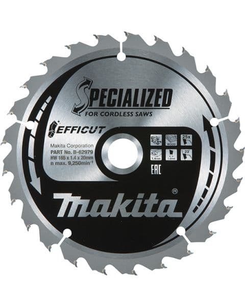 Makita List za testeru od tvrdog metala EFFICUT B-62979