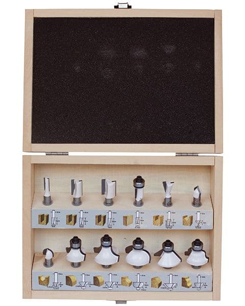 Makita 12 kom glodala D-53556