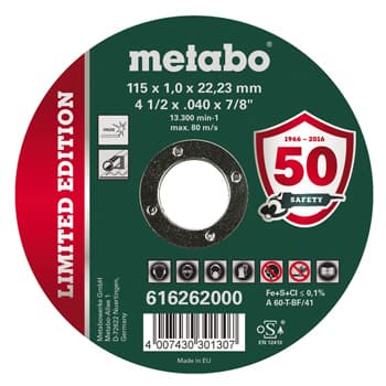 Metabo Limited Edition metal/inox 115x1 mm, 616262000