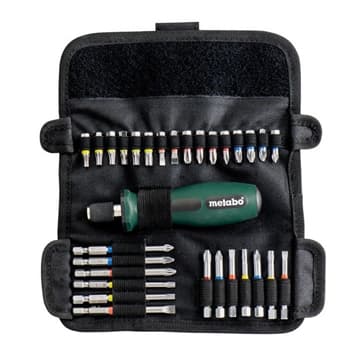 Metabo sa odvijačem 626726000 30-delni set bitova