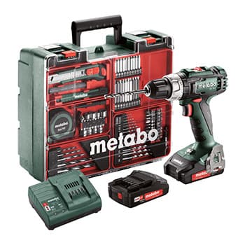 Metabo BS 18 L SET Akumulatorska bušilica/zavrtač sa priborom, 602321870, 2x2.0Ah