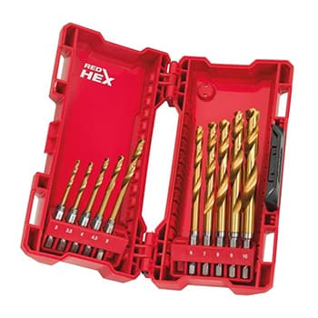 Milwaukee udarne burgije za metal 3-10mm sa hex prihvatom 1/4" set 10/1 48894759