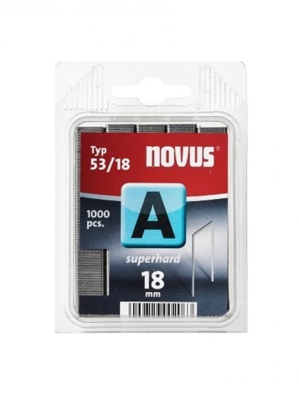 Novus Klamerice tip A 53/18 18mm 1000 kom, 0420360